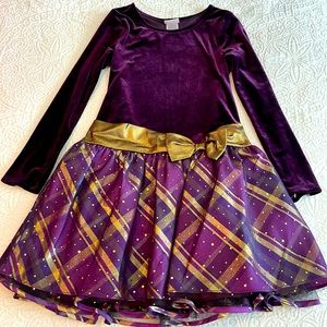 BRAND NEW B by Bonnie Jean Sz 14 Purple and Gold